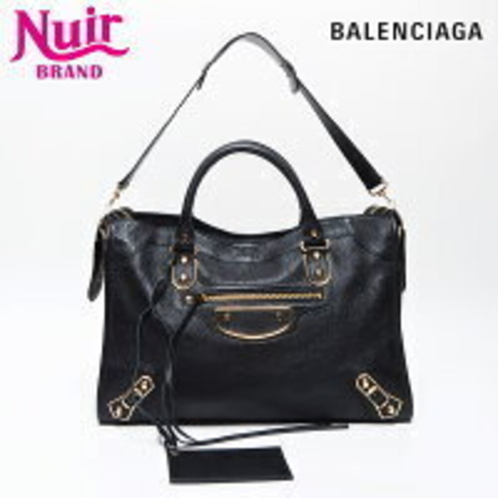 Balenciaga City Bag Shoulder Handbag Black